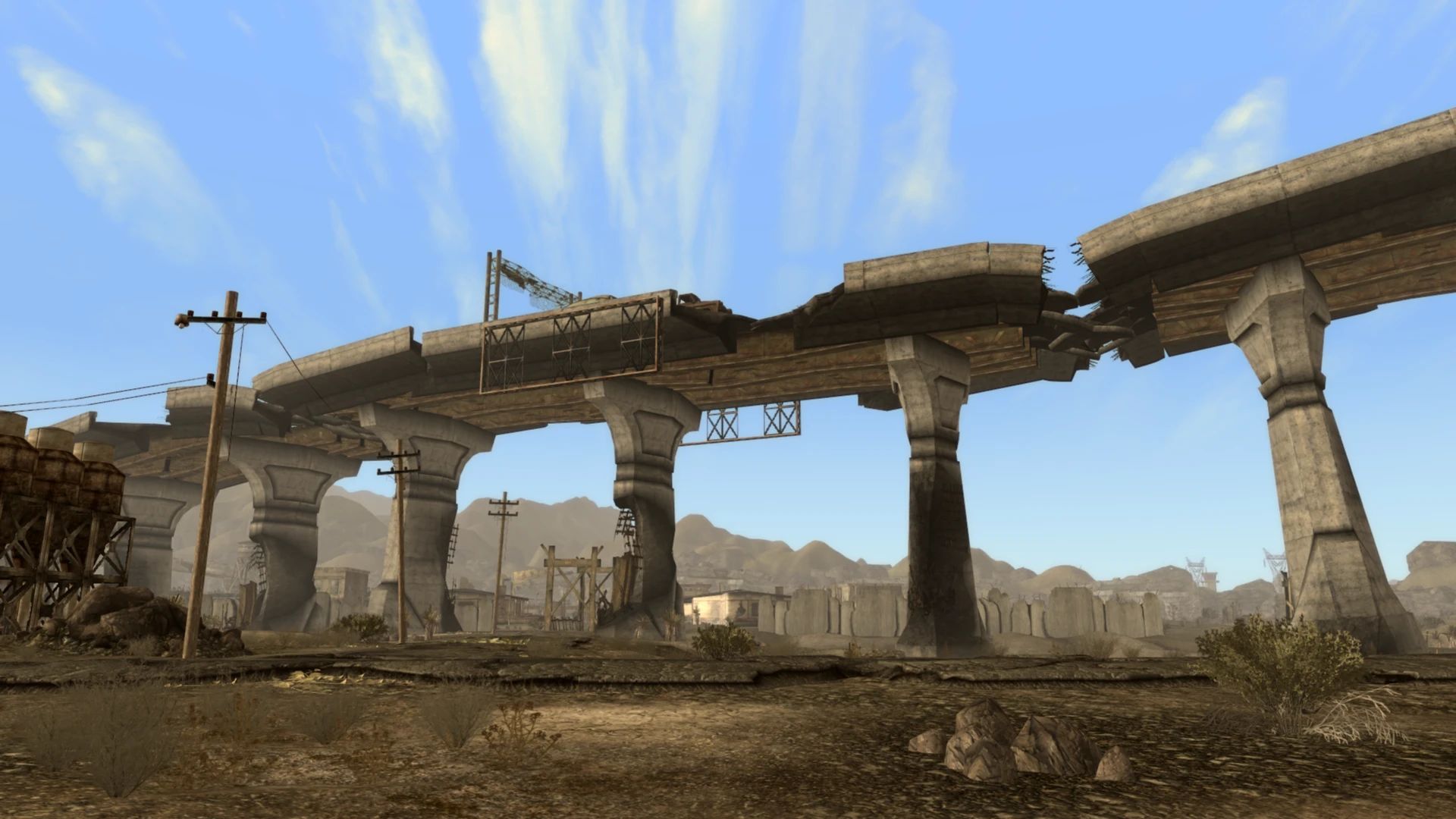 Improved Highways mod for Fallout: New Vegas