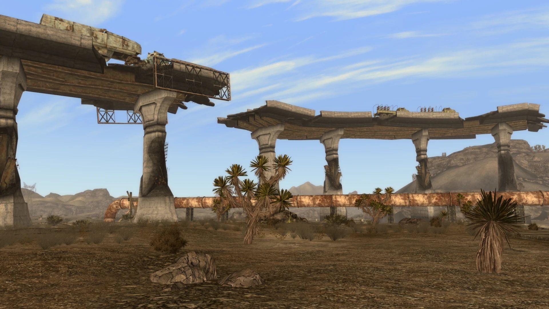 Improved Highways mod for Fallout: New Vegas