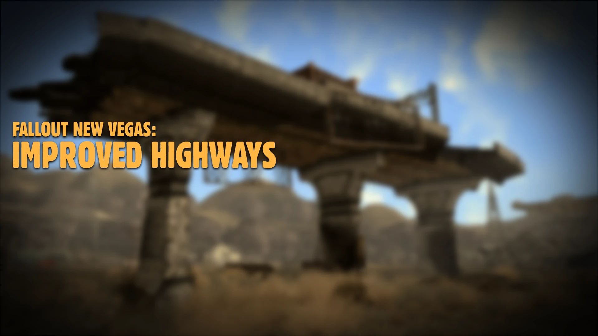 Improved Highways mod for Fallout: New Vegas