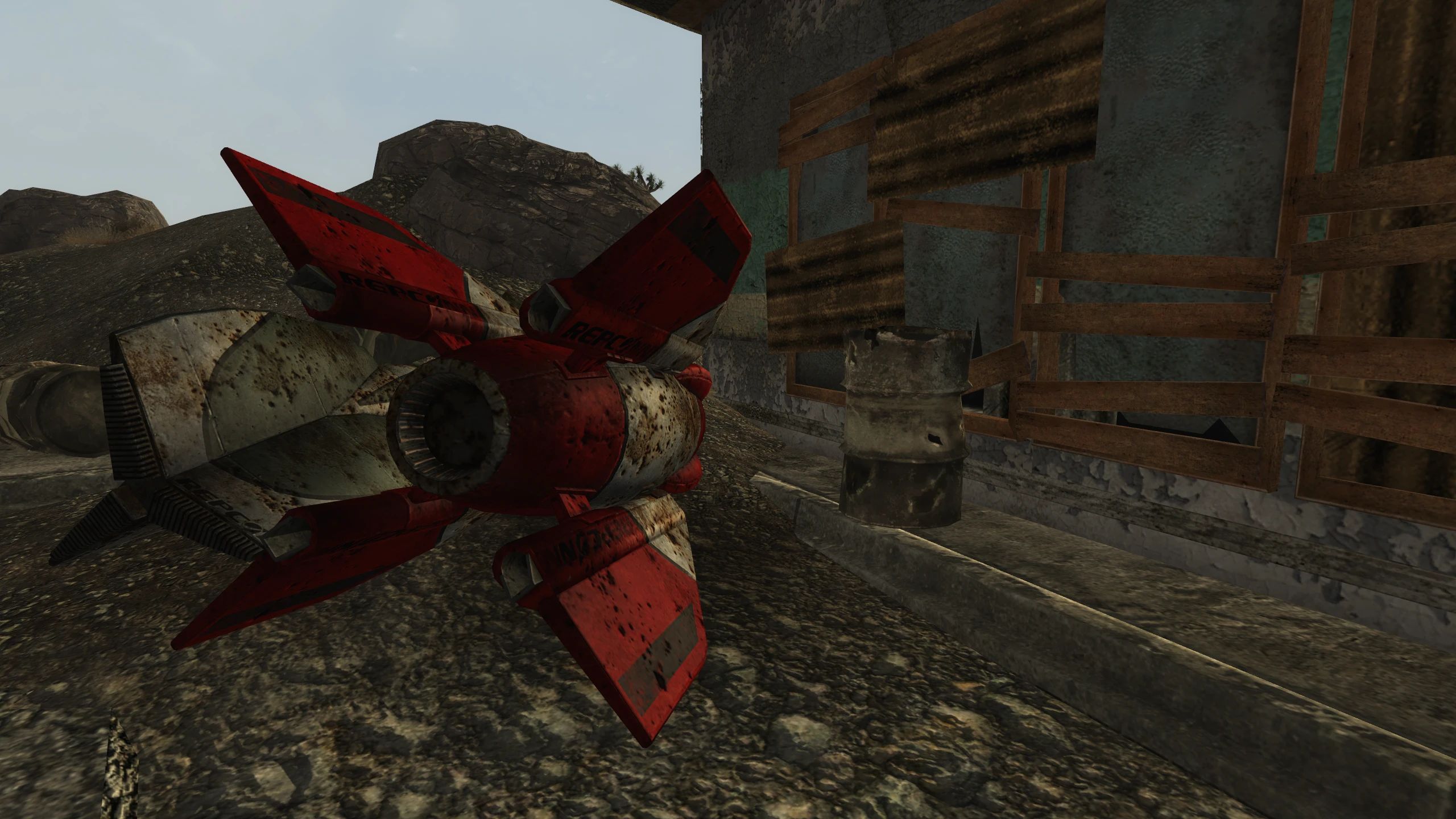 Lighting Enhanced Normal Textures (LENT) mod for Fallout: New Vegas