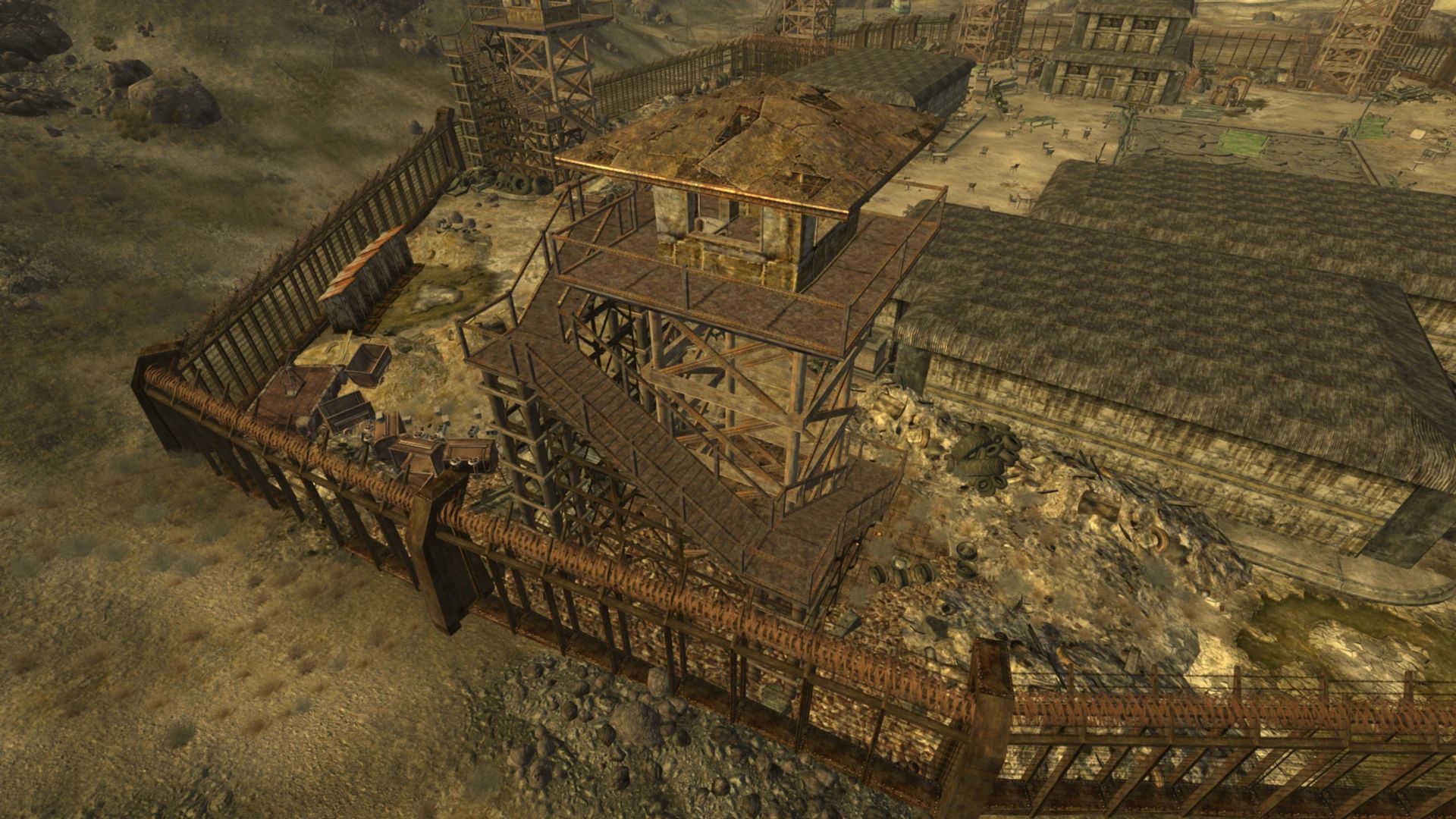 Clean NCRCF Towers mod for Fallout: New Vegas