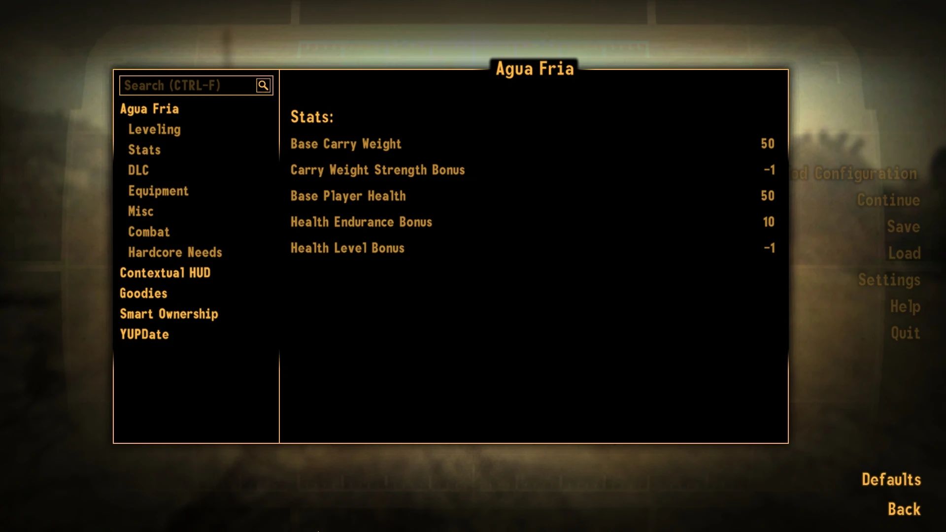 Agua Fria - JSawyer Redone mod for Fallout: New Vegas