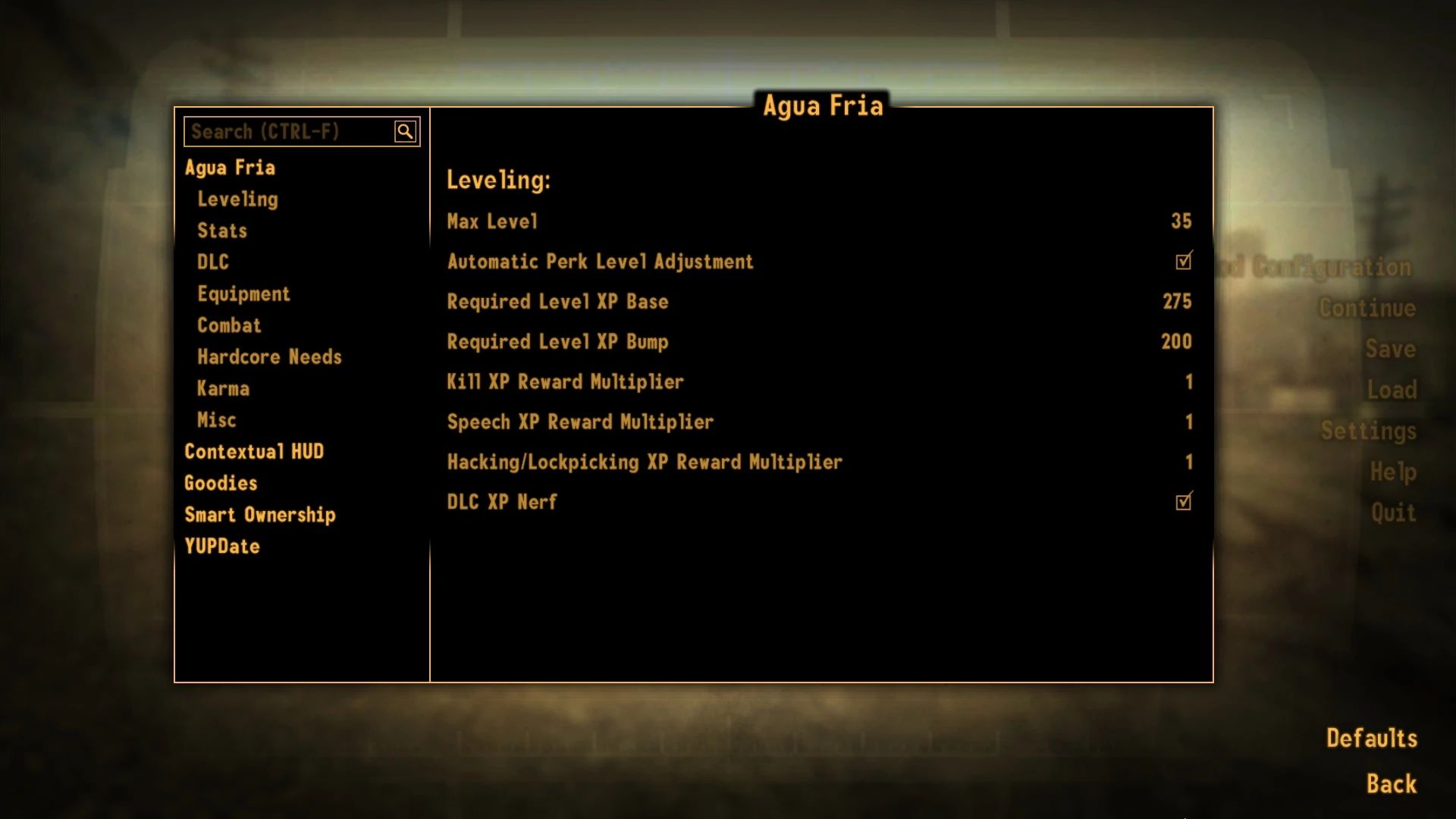Agua Fria - JSawyer Redone mod for Fallout: New Vegas