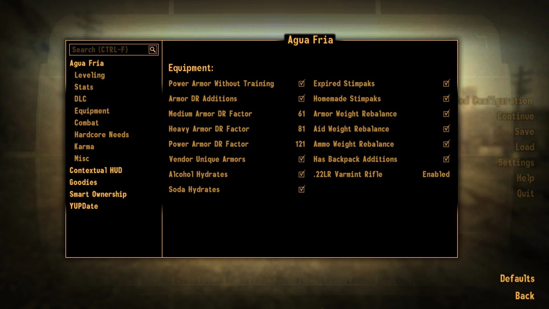 Agua Fria - JSawyer Redone mod for Fallout: New Vegas