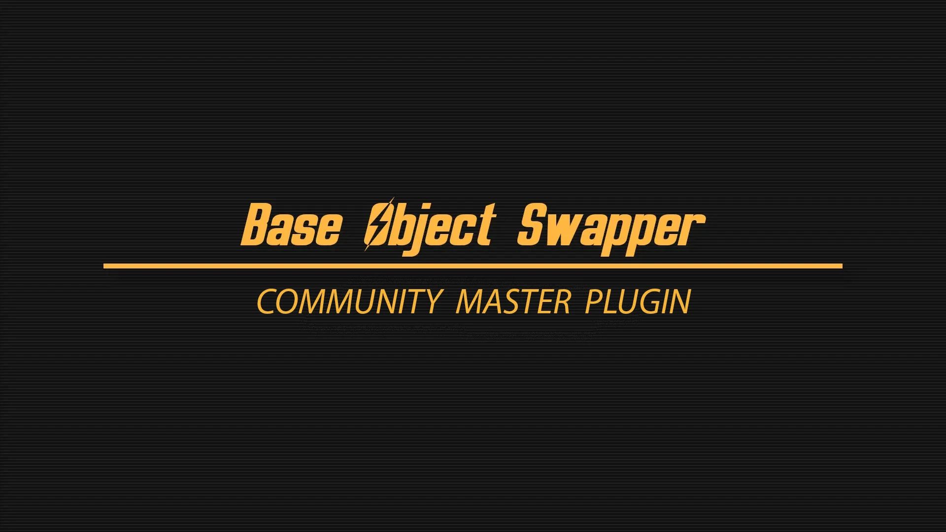Base Object Swapper - Community Master Plugin mod for Fallout: New Vegas