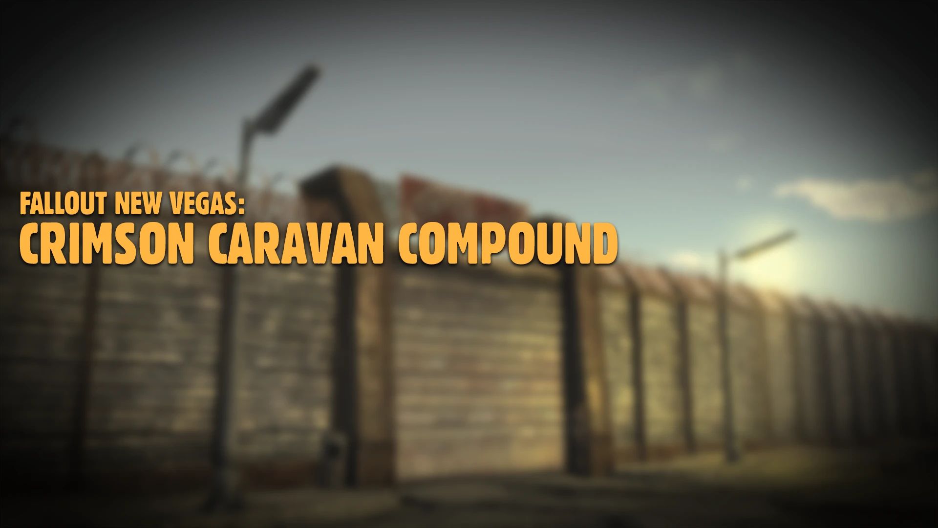 Crimson Caravan Compound mod for Fallout: New Vegas