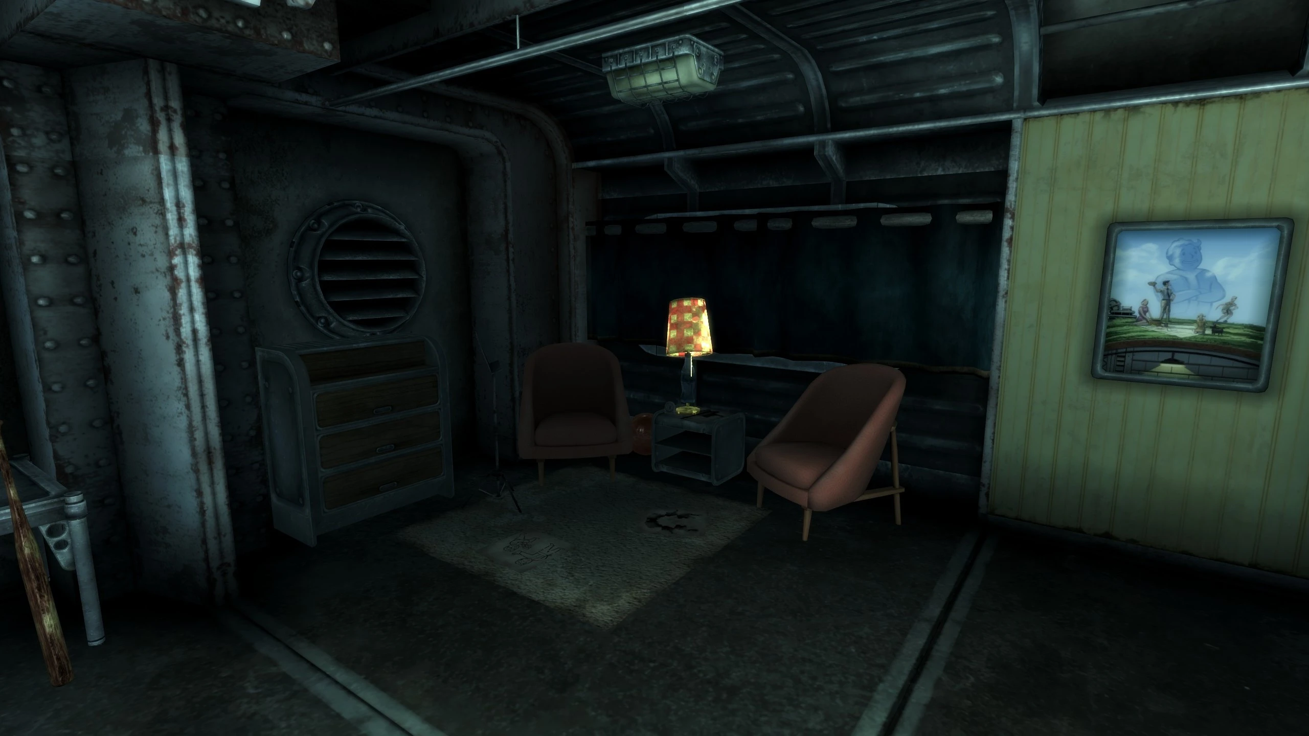 Assigned Living - Dynamic Lone Wanderer Vault Room mod for Fallout: New Vegas