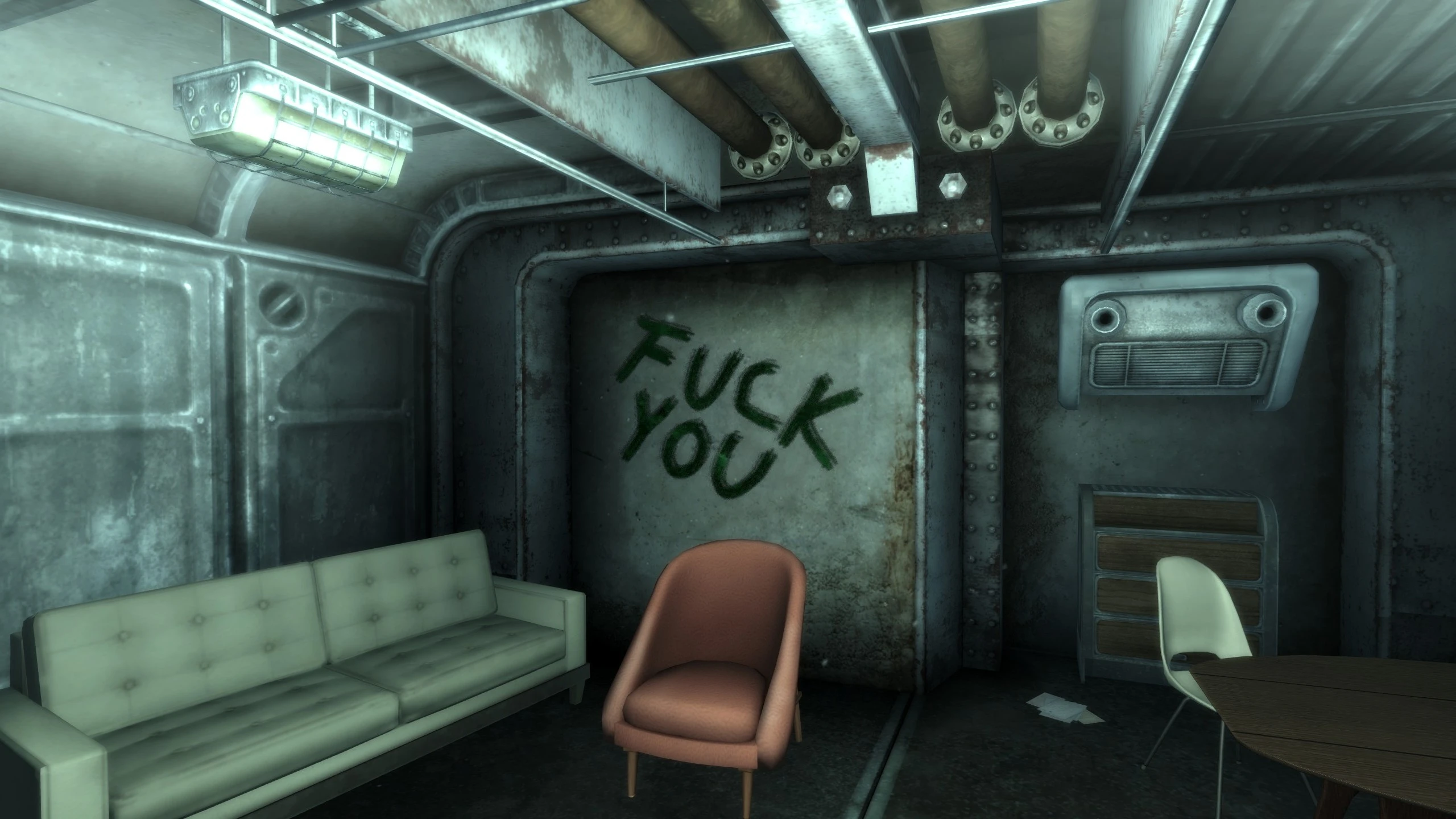 Assigned Living - Dynamic Lone Wanderer Vault Room mod for Fallout: New Vegas