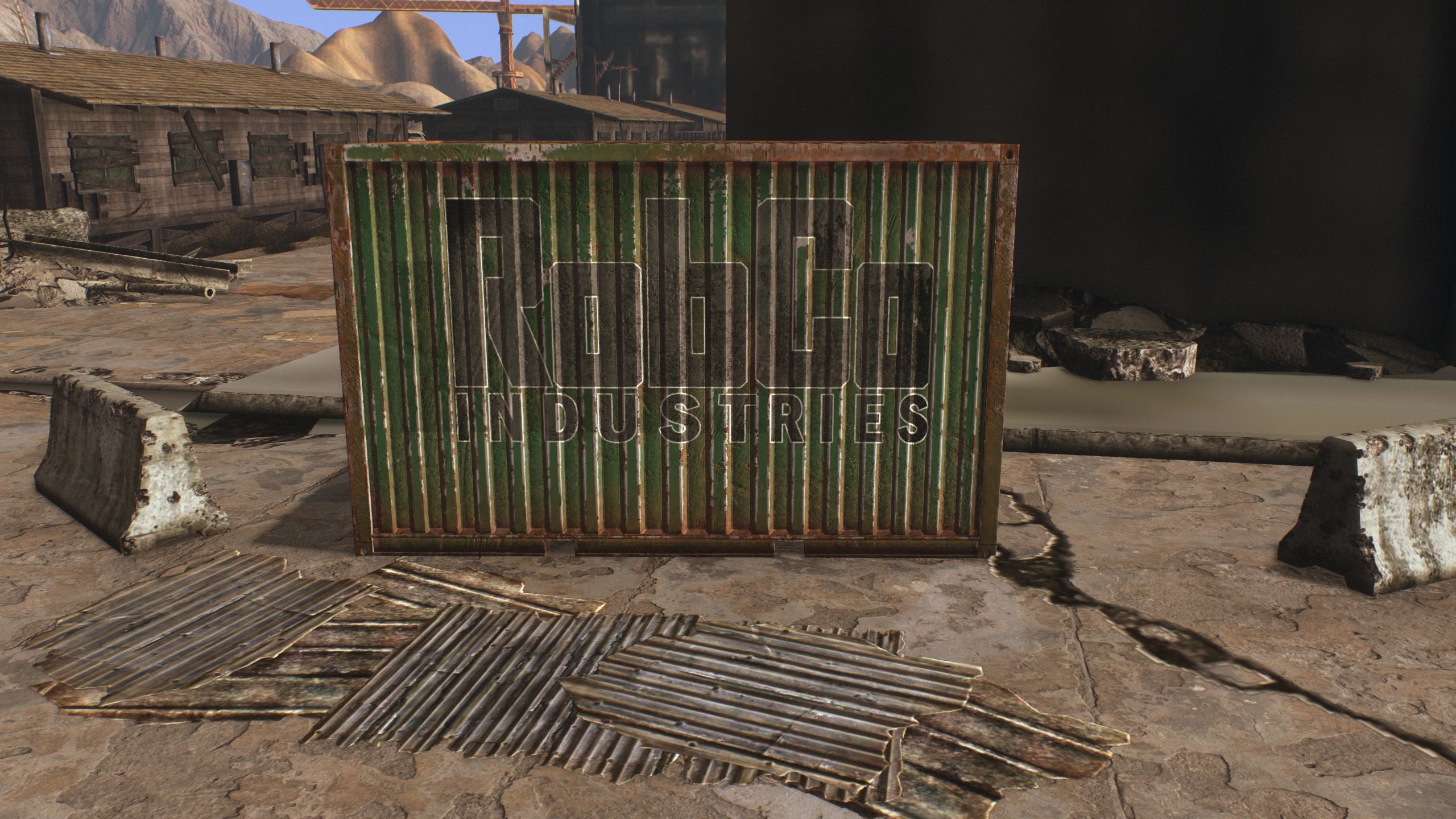 Shipping Crates (Base Object Swapper) mod for Fallout: New Vegas
