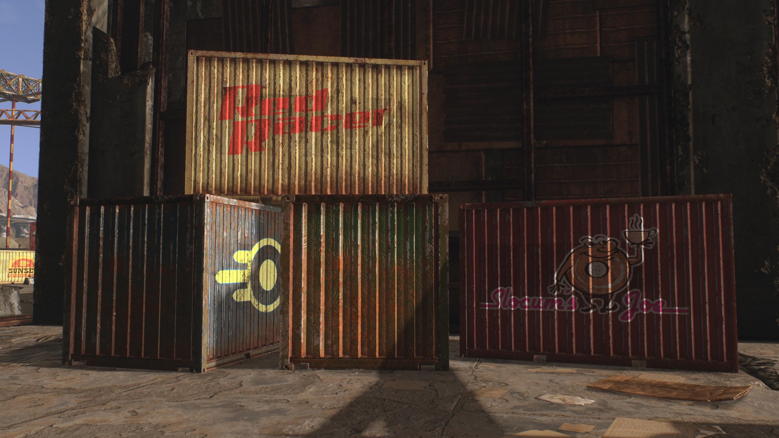 Shipping Crates (Base Object Swapper) mod for Fallout: New Vegas