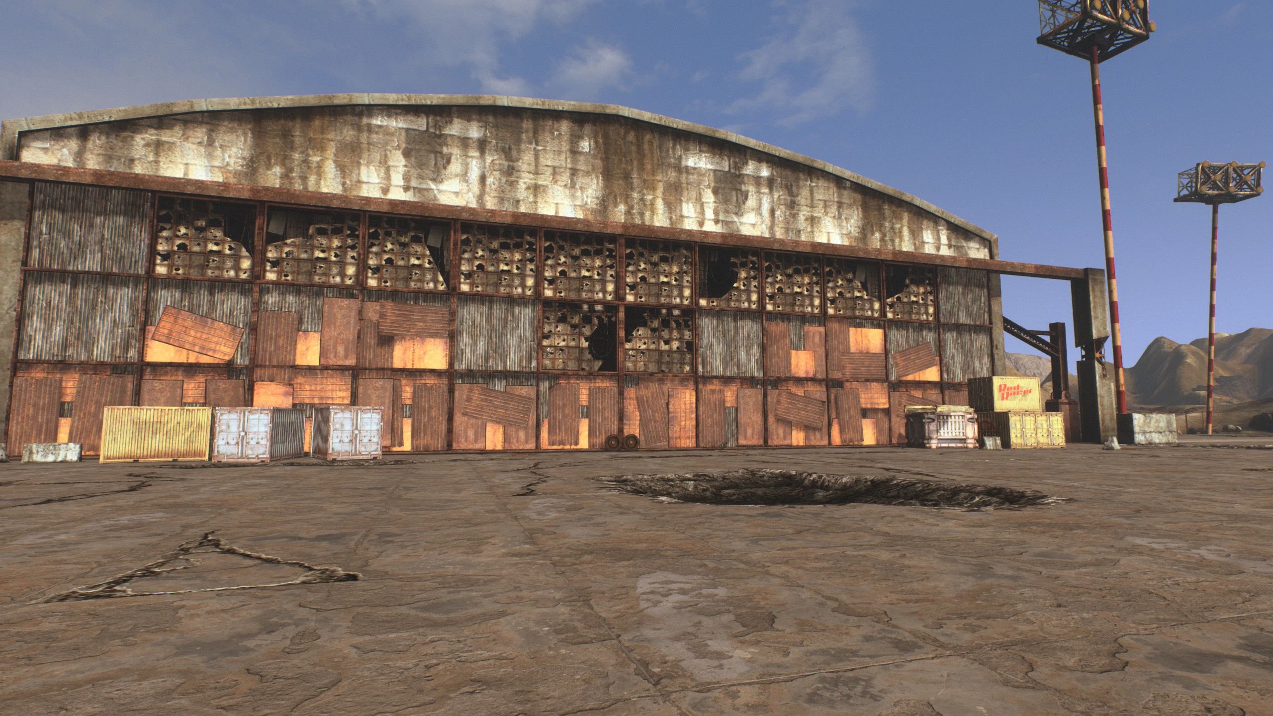 Shipping Crates (Base Object Swapper) mod for Fallout: New Vegas
