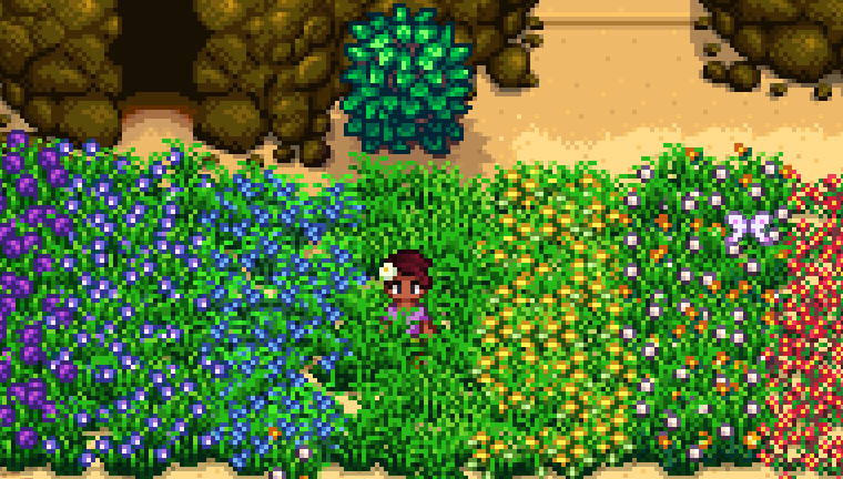 Lumisteria- Alternative Textures - Grass - Rainbow mod for Stardew Valley