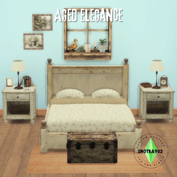 Aged Elegance Bedroom mod for The Sims 4 