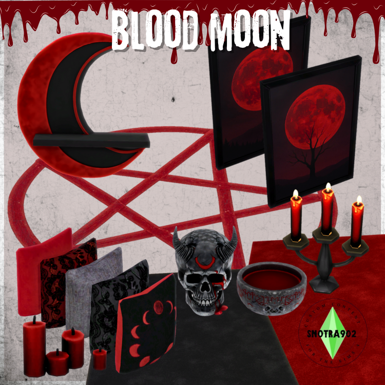 Blood Moon mod for The Sims 4 