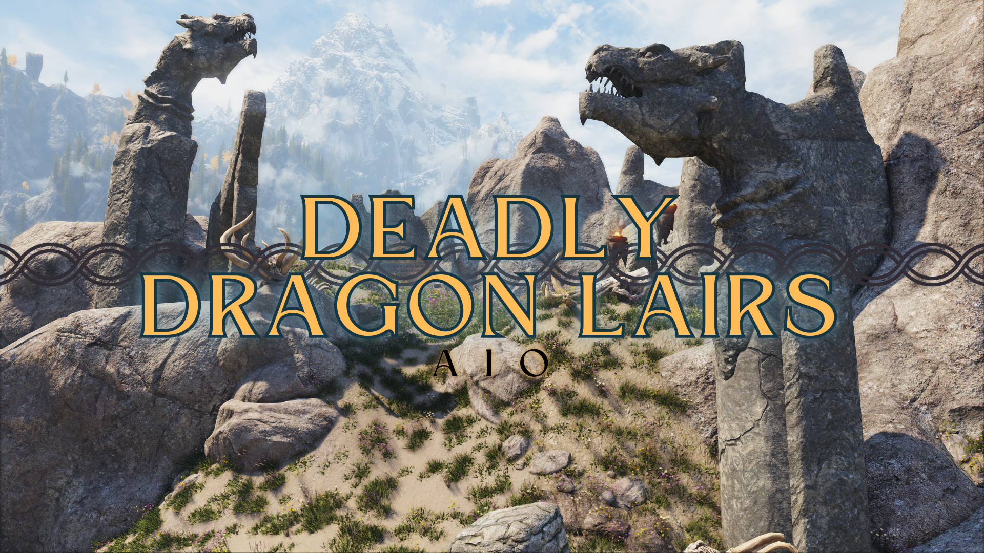 Deadly Dragon Lair Locations - Dragon Lairs of Skyrim mod for The Elder Scrolls V: Skyrim Special Edition