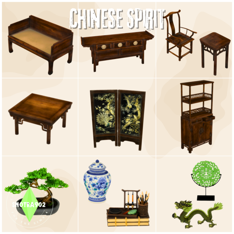 Chinese Spirit mod for The Sims 4 