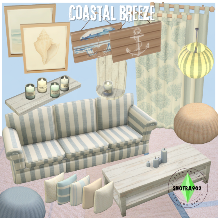Coastal Breeze mod for The Sims 4 