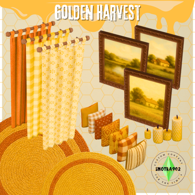 Golden Harvest mod for The Sims 4 
