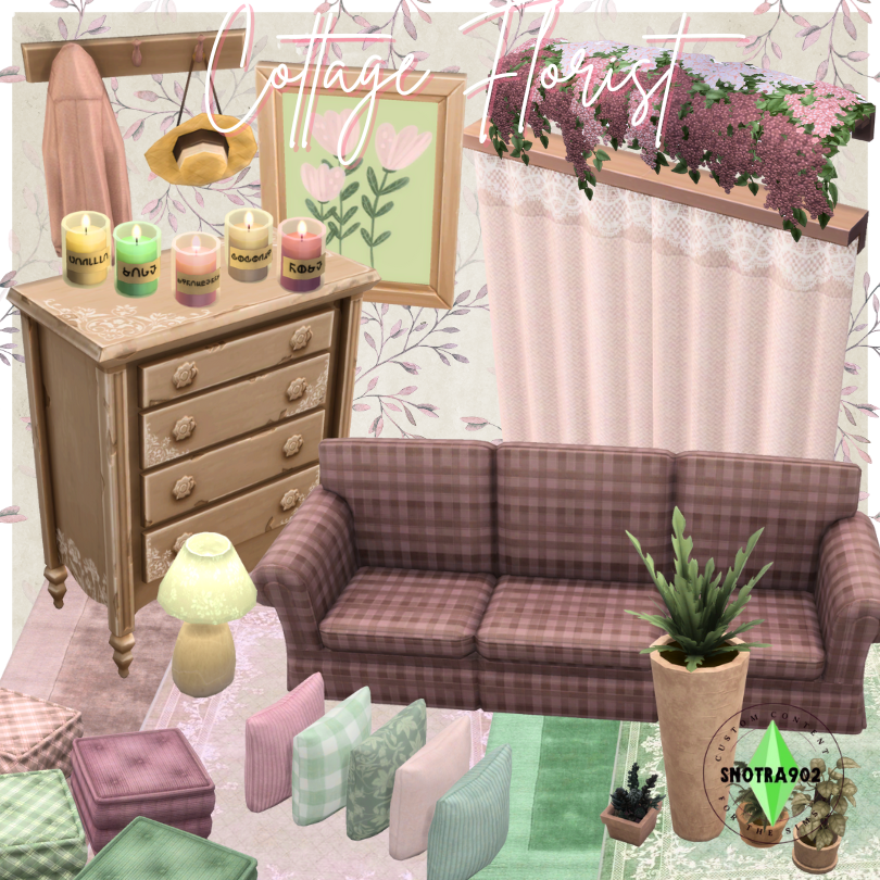 Cottage Florist mod for The Sims 4 