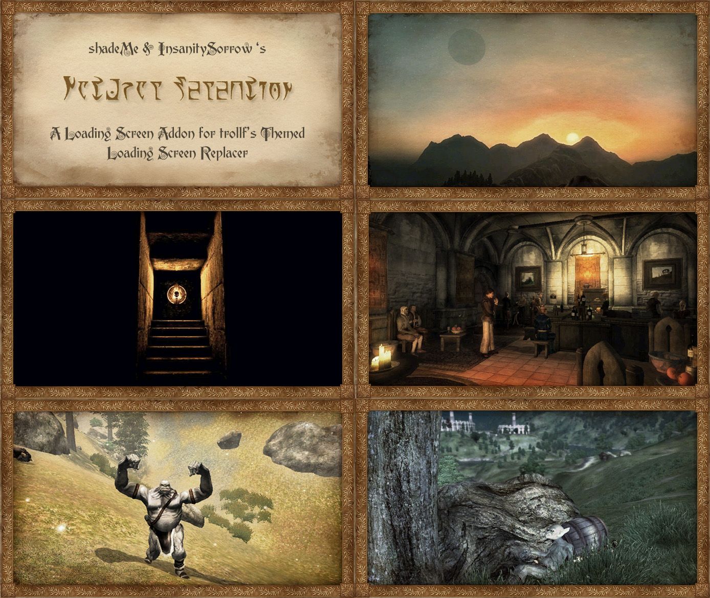 Natural Selection - Loading Screens mod for The Elder Scrolls IV: Oblivion