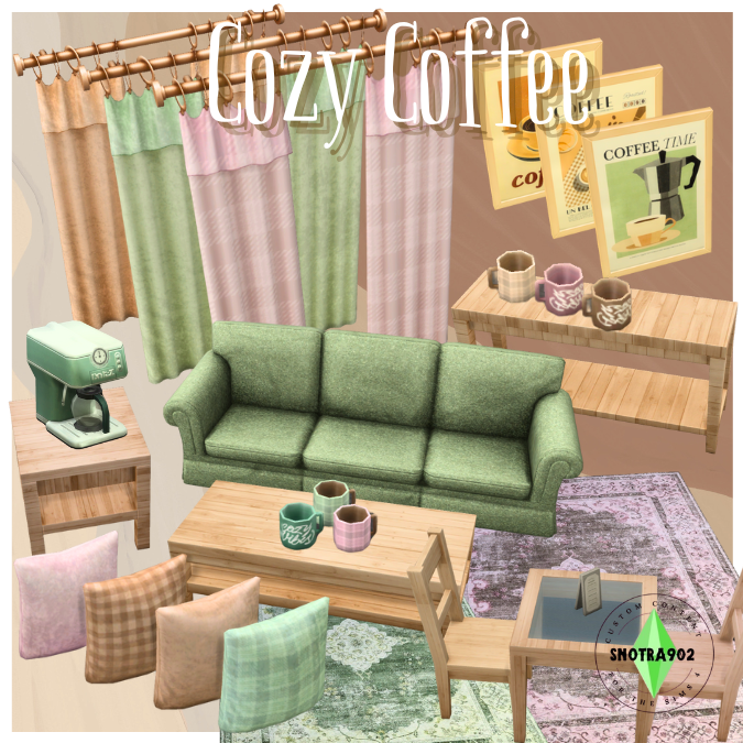 Cozy Coffee mod for The Sims 4 