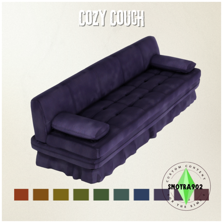 Cozy Couch mod for The Sims 4 