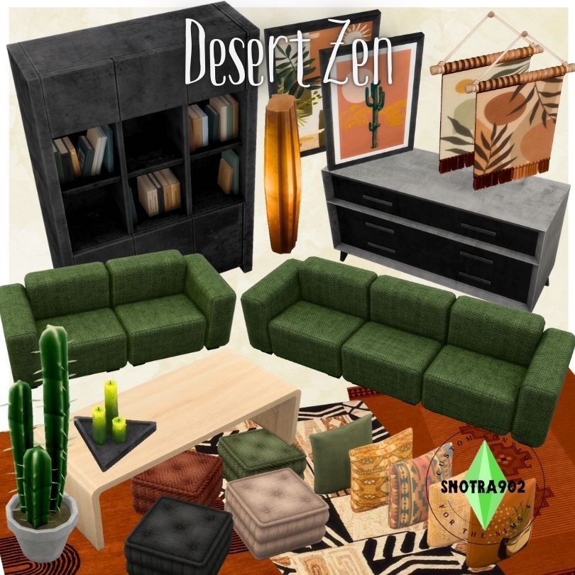 Desert Zen mod for The Sims 4 