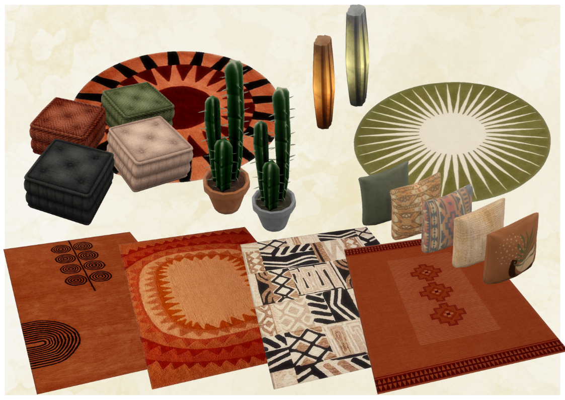 Desert Zen mod for The Sims 4 