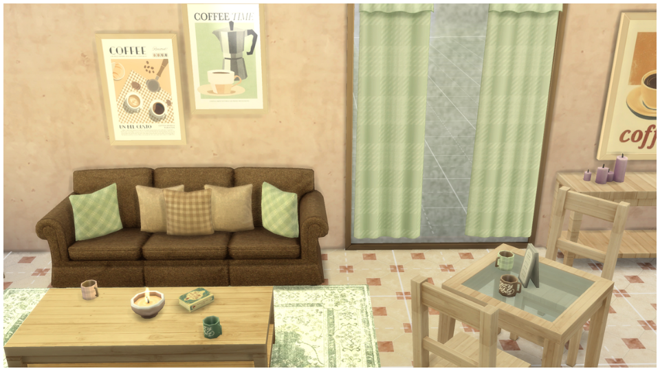 Cozy Coffee mod for The Sims 4 