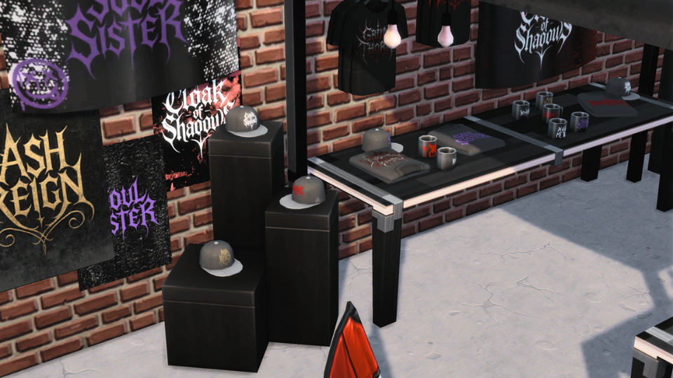 Metal Fest Merch mod for The Sims 4 