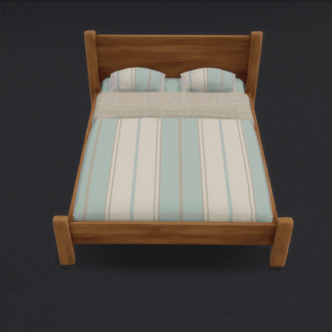 Everyday Cozy Bed mod for The Sims 4 