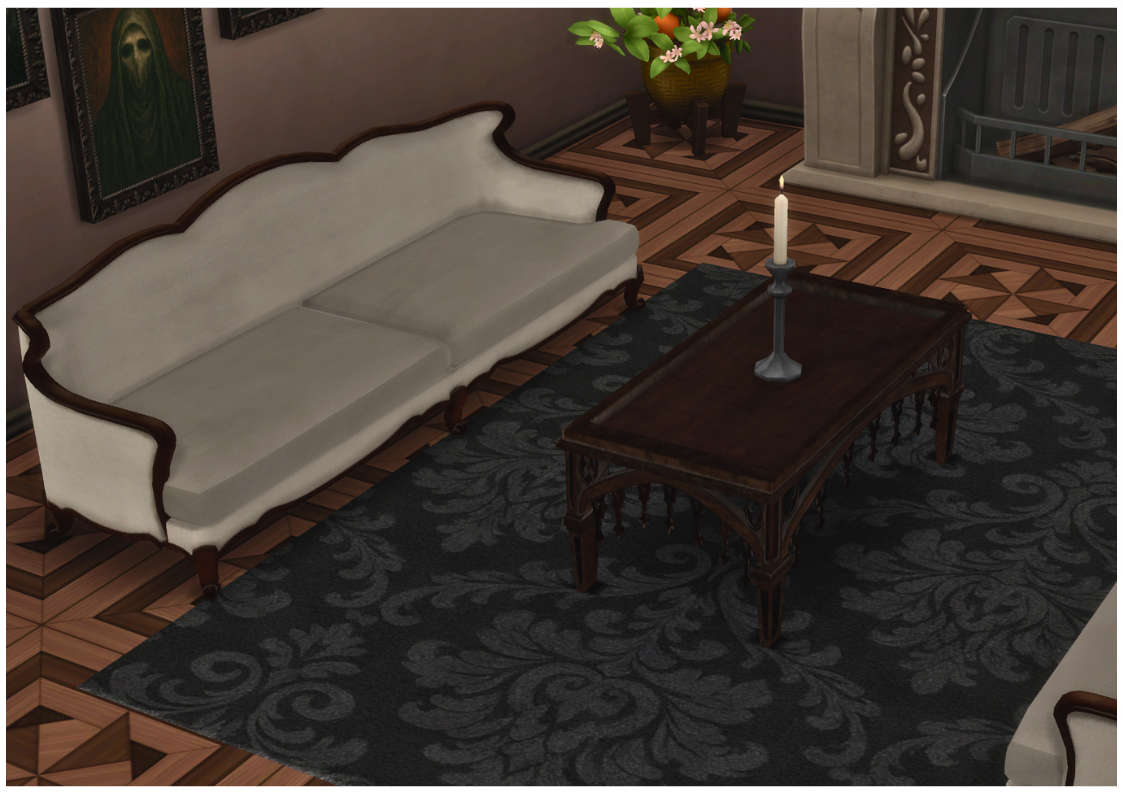 Dark Manor Living mod for The Sims 4 