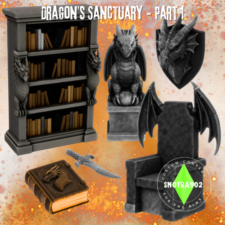Dragon's Sanctuary 1 mod for The Sims 4 