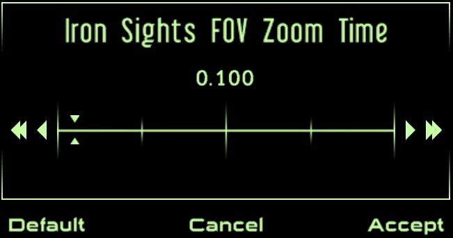 FOV Slider mod for Fallout: New Vegas