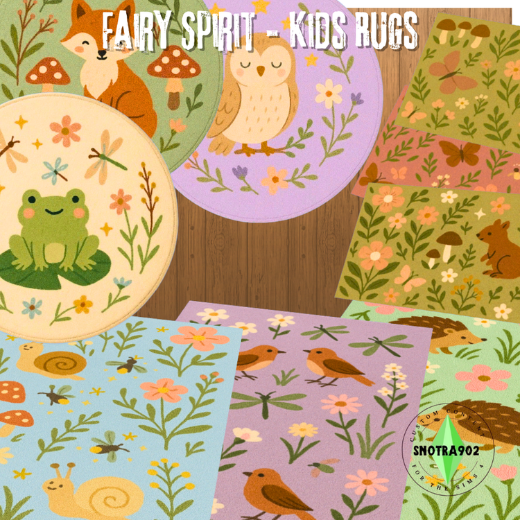 Fairy Spirit - Kids Rugs mod for The Sims 4 