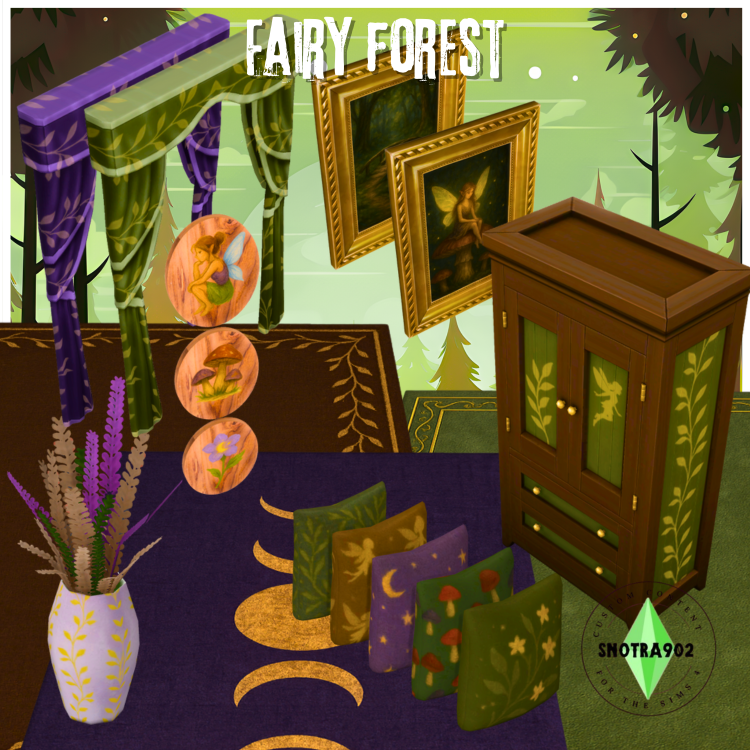 Fairy Forest mod for The Sims 4 