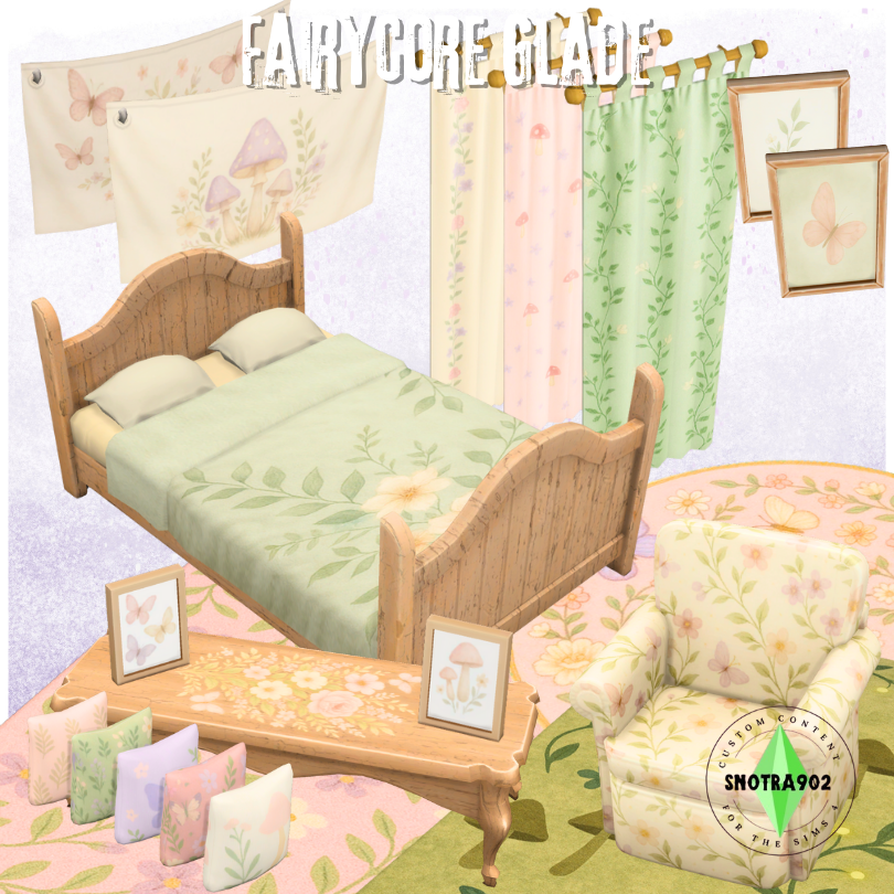 Fairycore Glade mod for The Sims 4 