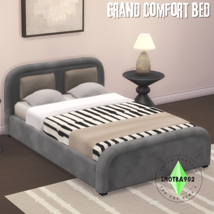 Grand Comfort Bed mod for The Sims 4 