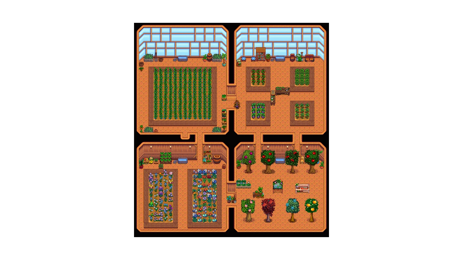 Lumisteria Bundle Greenhouse mod for Stardew Valley