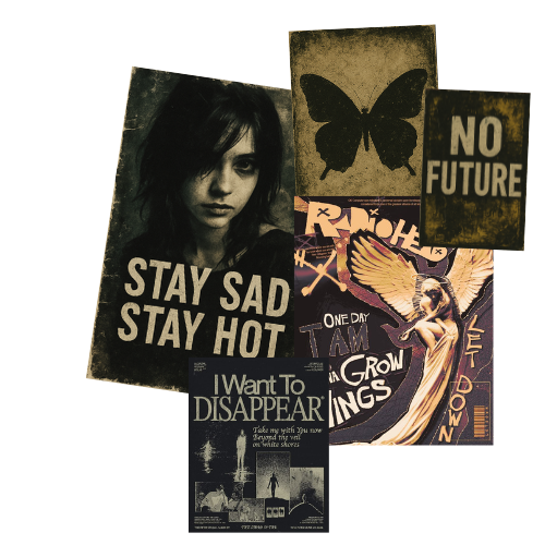 Grunge Posters mod for The Sims 4 