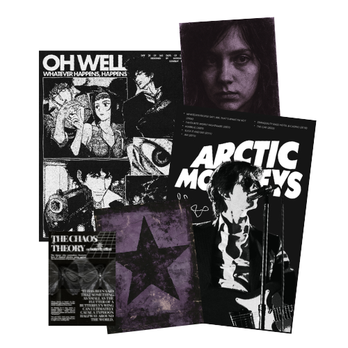 Grunge Posters mod for The Sims 4 