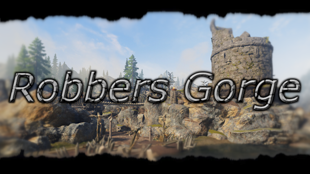Robbers Gorge mod for The Elder Scrolls V: Skyrim Special Edition