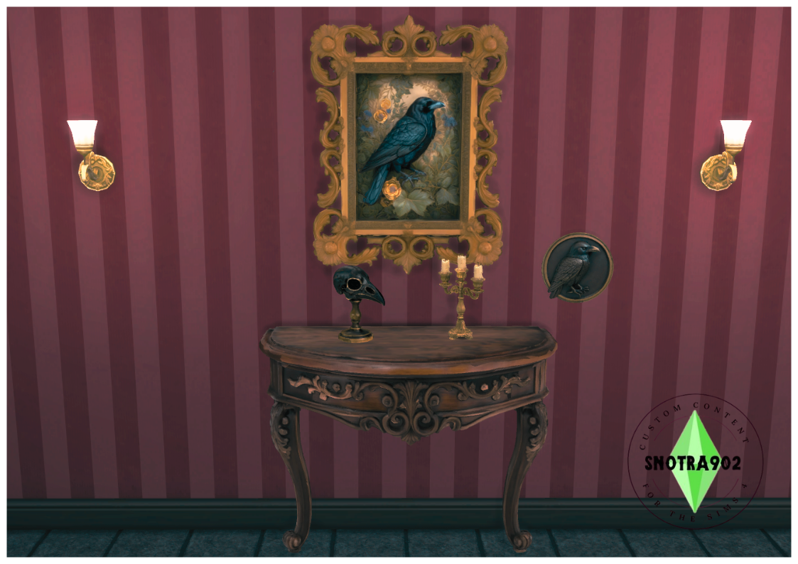 Raven Manor mod for The Sims 4 