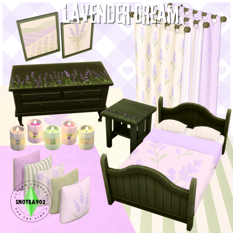 Lavender Dream  mod for The Sims 4 