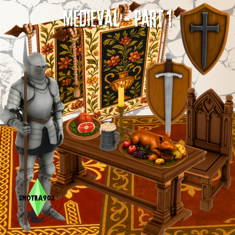 Medieval - Part 1 mod for The Sims 4 