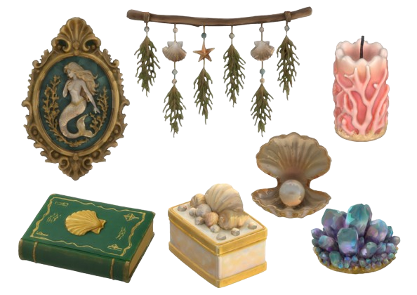 Mermaid Relics - Part 1 mod for The Sims 4 