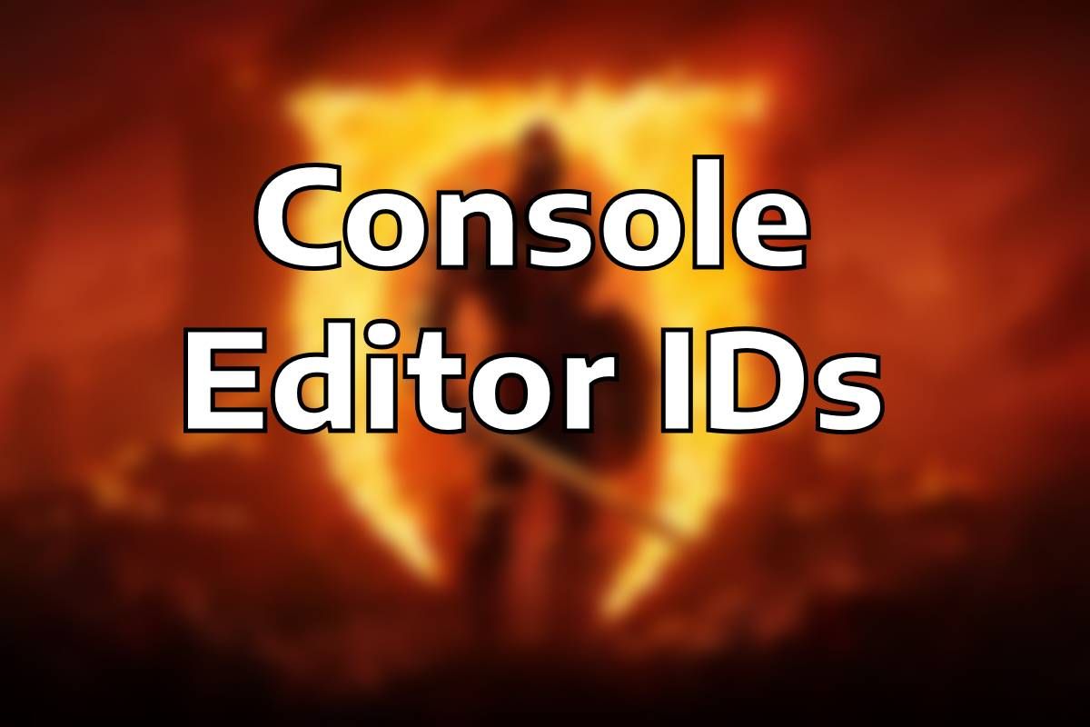 Runtime EditorIDs (Console) mod for The Elder Scrolls IV: Oblivion Remastered