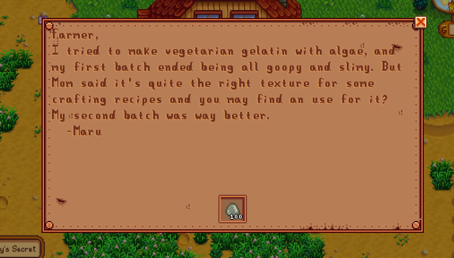 Lumisteria Progress Toward Perfection mod for Stardew Valley