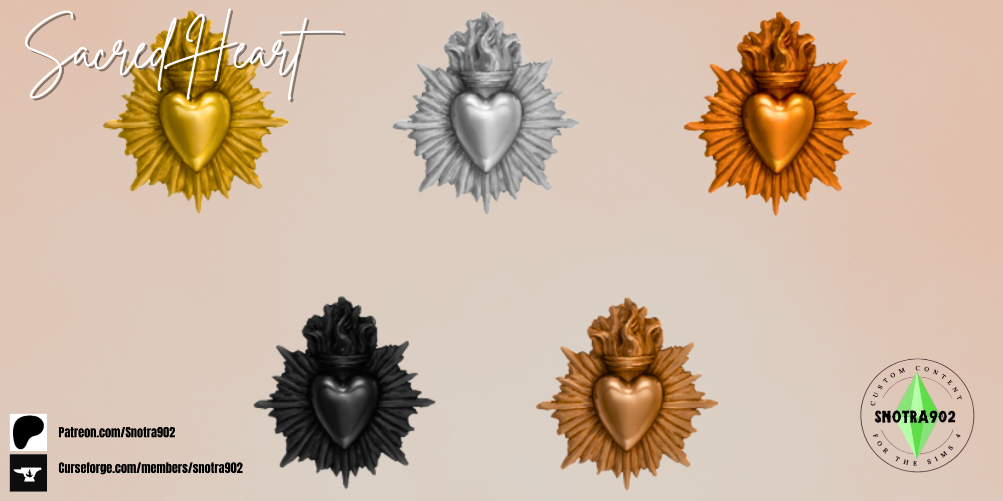 Sacred Heart  mod for The Sims 4 