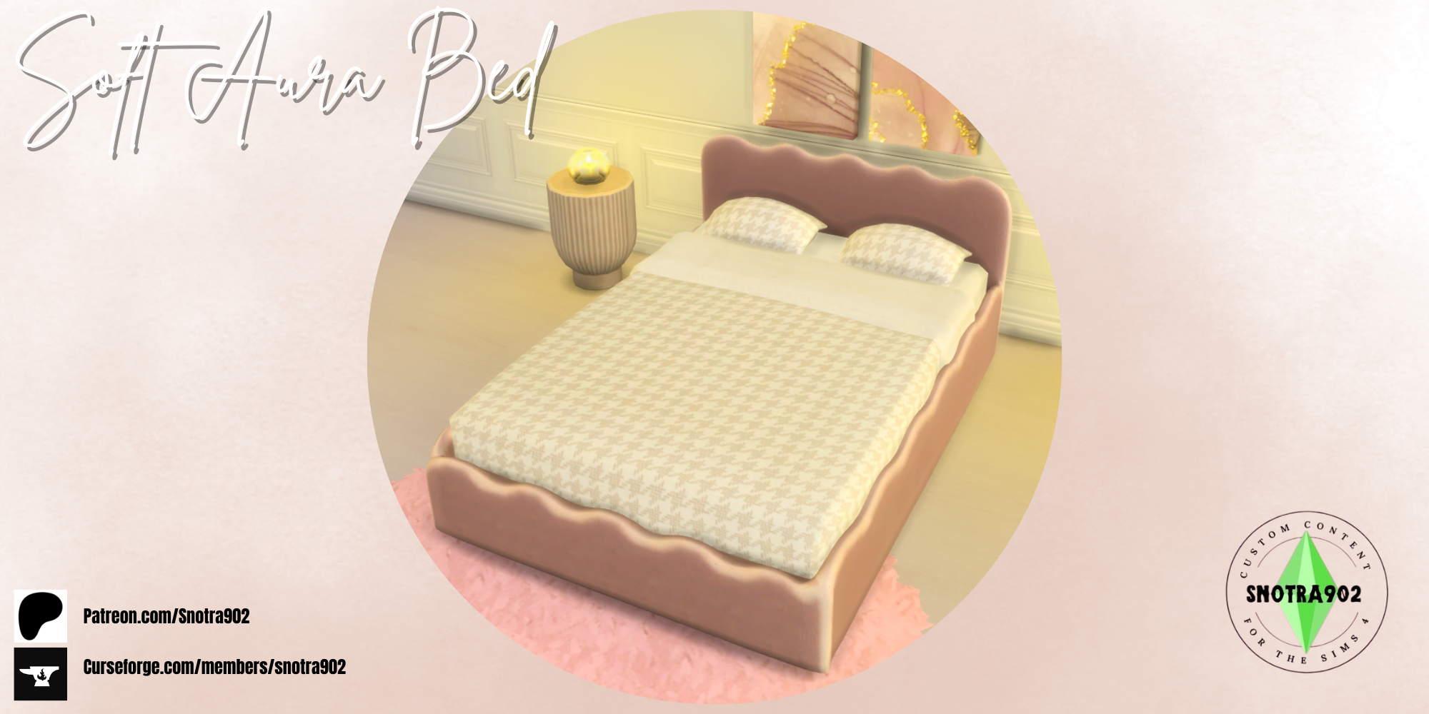 Soft Aura Bed mod for The Sims 4 